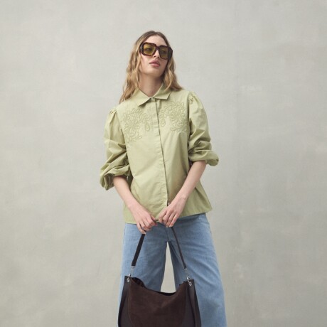 CAMISA CORDEL Verde Oliva