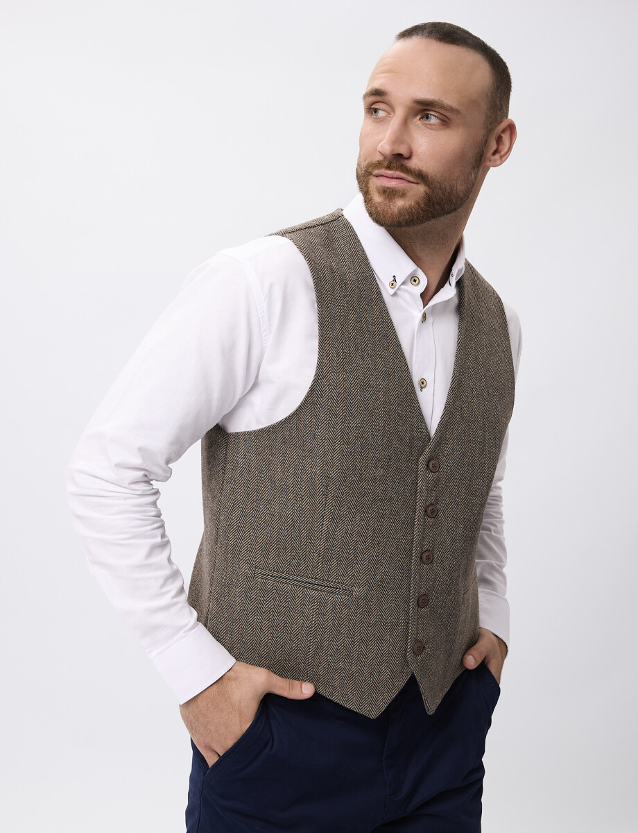 Chaleco tweed Chaleco tweed
