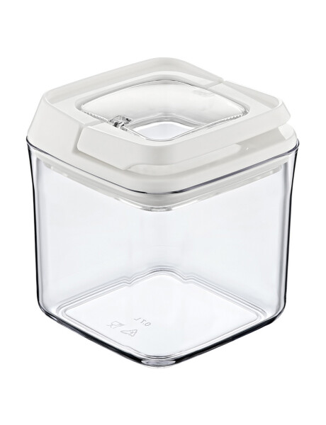 RECIPIENTE PLASTICO 700ML TAPA BLANCO RECIPIENTE PLASTICO 700ML TAPA BLANCO