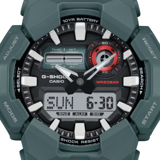 Reloj CASIO G-SHOCK GA010-2ADR Resina Verde Esfera 52mm 0
