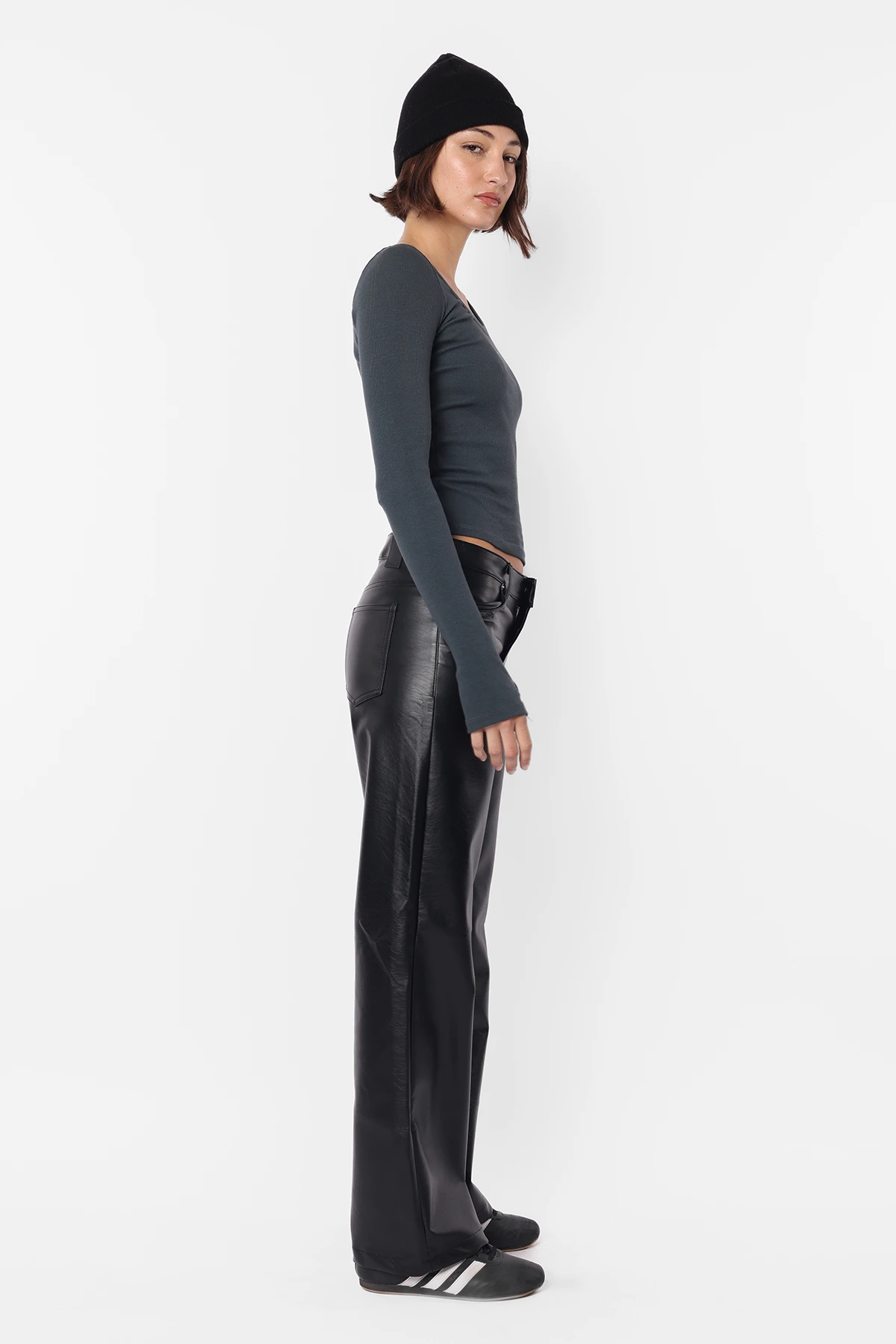 Top Alanis Gris Plomo