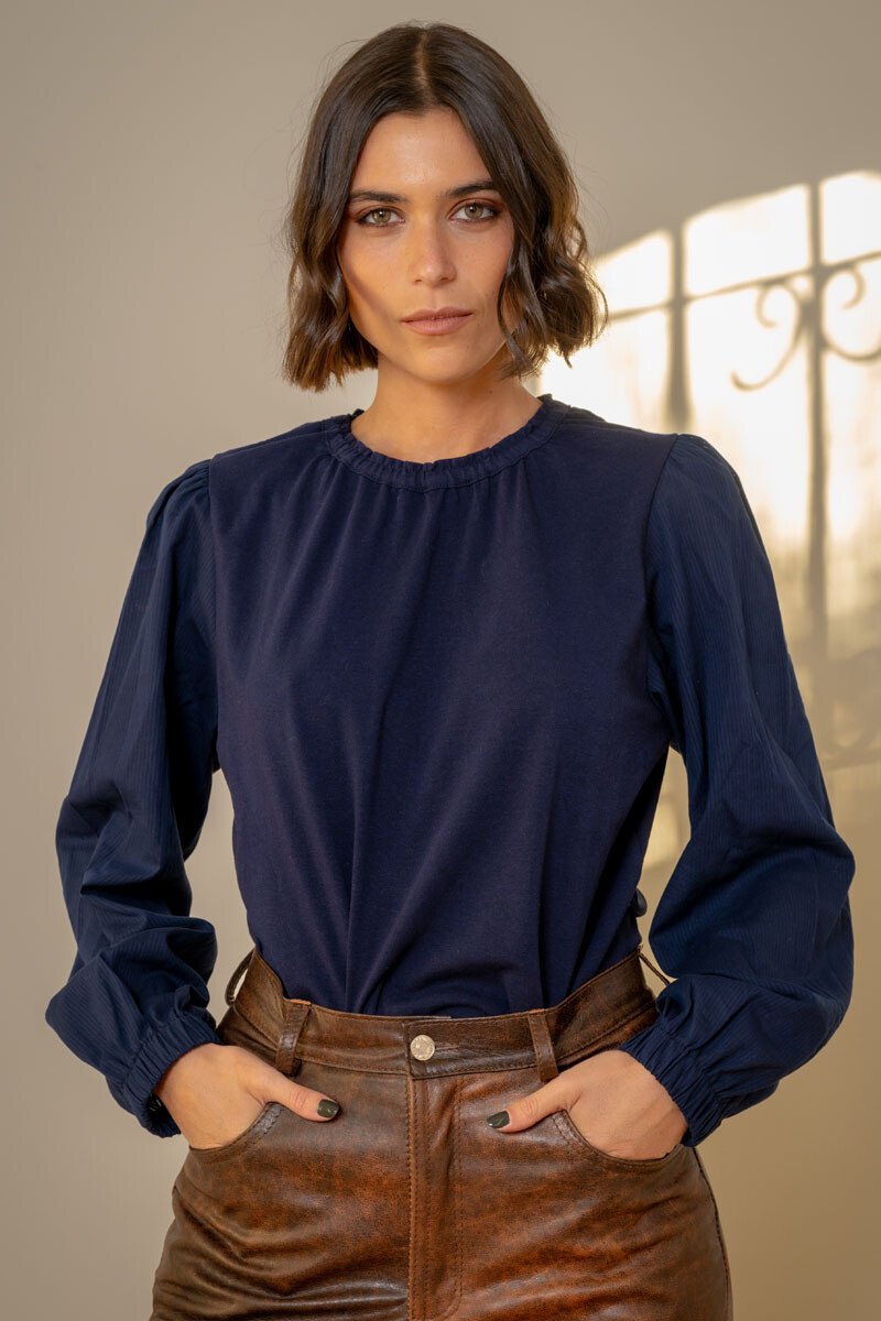 Remera cami Azul