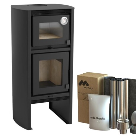 Calefactor Con Horno 100m2 + Kit de Techo Calefactor Con Horno 100m2 + Kit de Techo