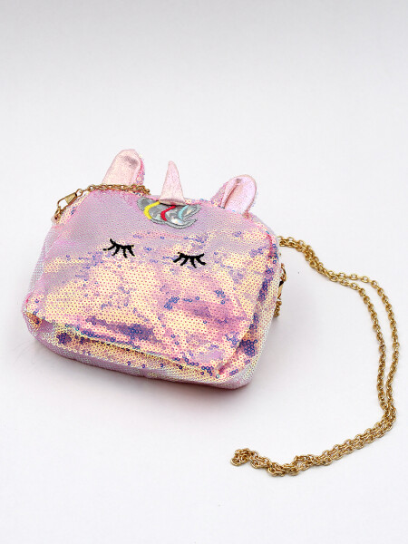 CARTERA UNICORNIO ROSADO