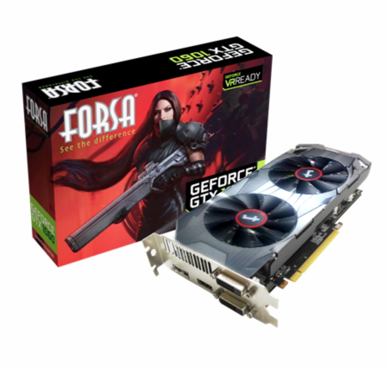 Tarjeta Forsa Geforce GTX1060 3GB DDR5 Pci-e 