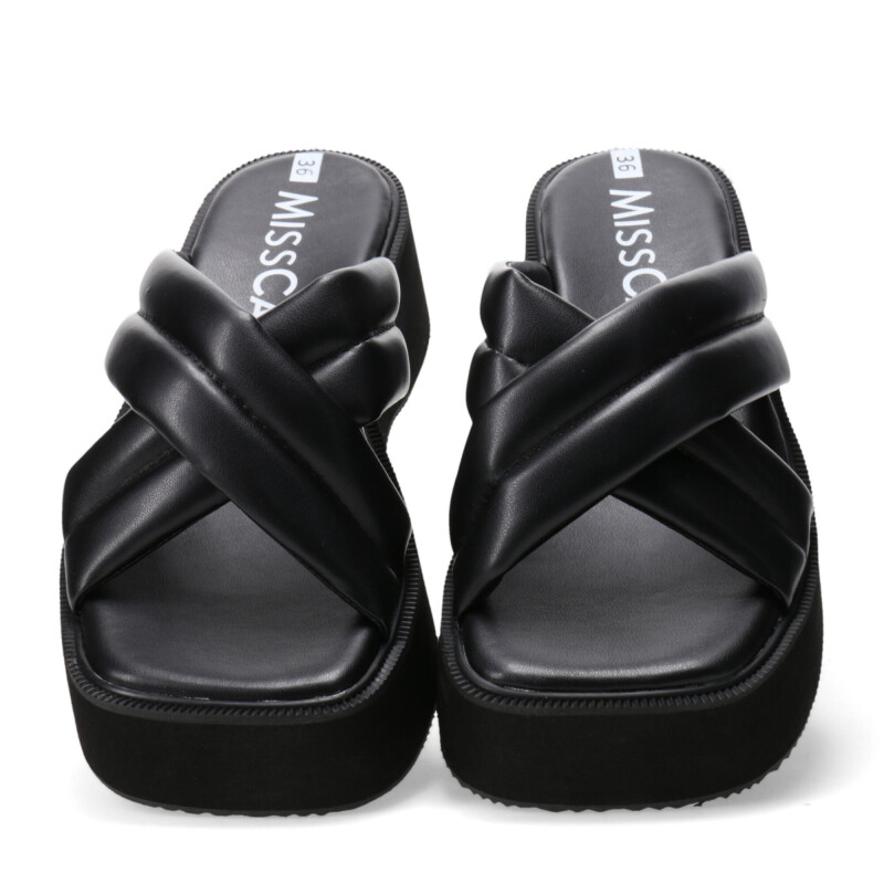 Sandalias de Mujer Miss Carol DANISHER con banda cruzada Negro