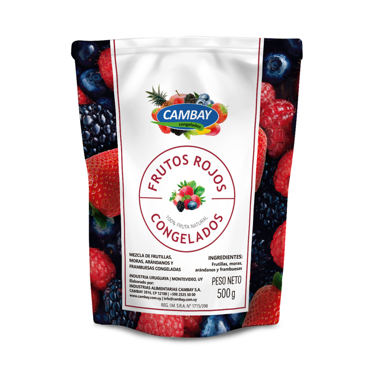 Frutos Rojos Cambay 500 Gramos 