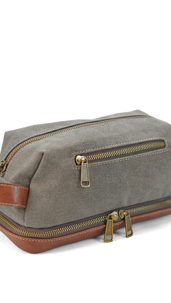 NECESER NERO CANVAS GRIS