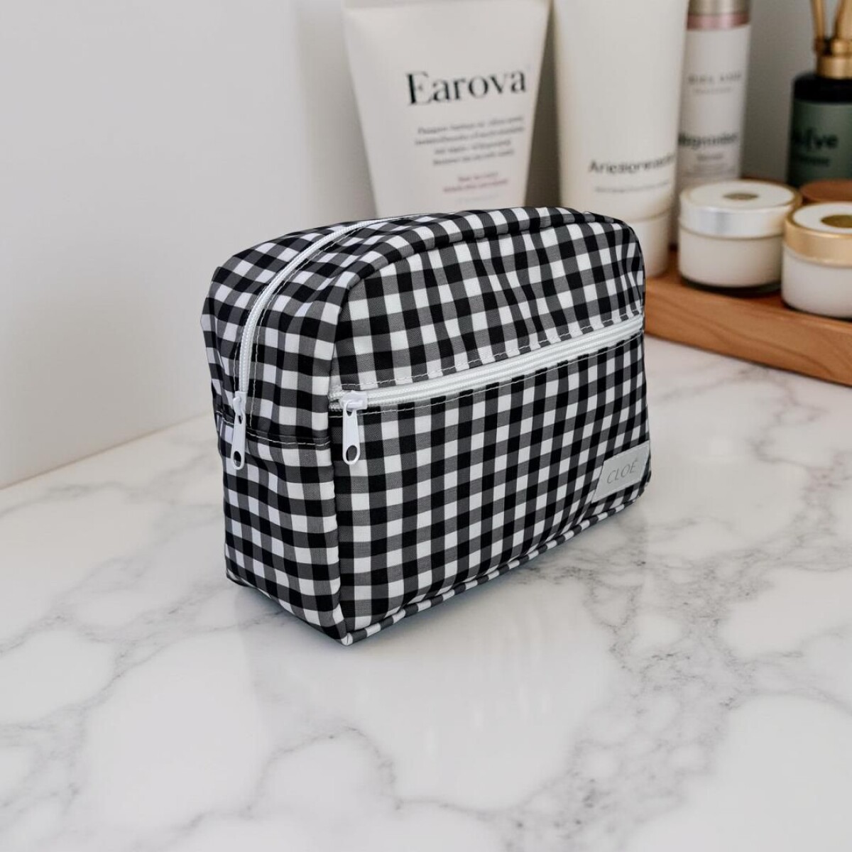 Necessaire Olivia - Vichy Black 