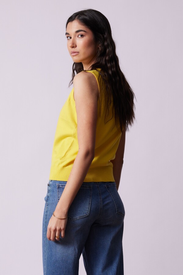Musculosa Tejida AMARILLO