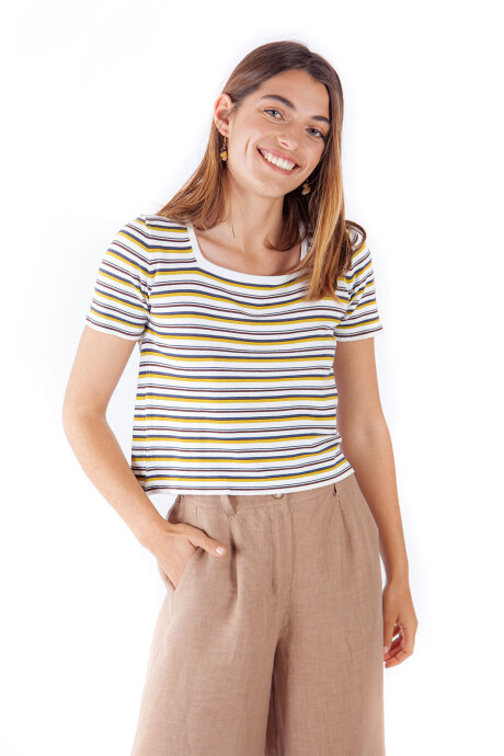 REMERA TEJIDA MAR VERDE