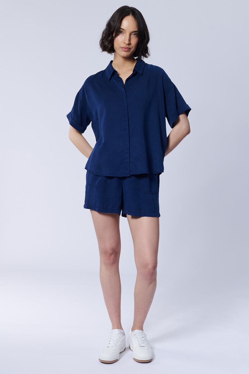 Short liocel Azul