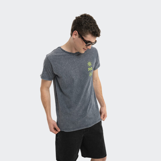 Remera Reef Classic Gris