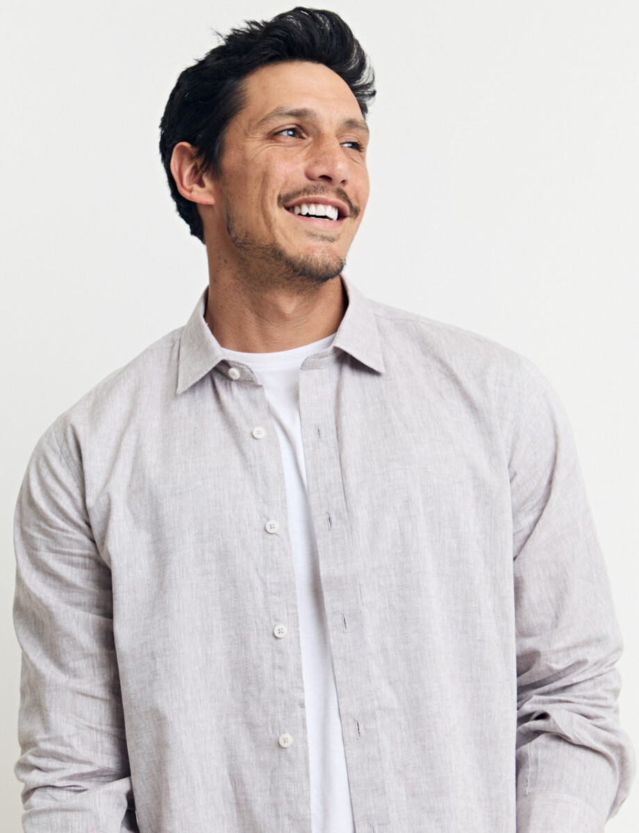 012582 CAMISA HARRY Beige