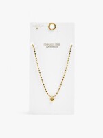 Collar Colgante De Corazón - Acero Inoxidable dorado