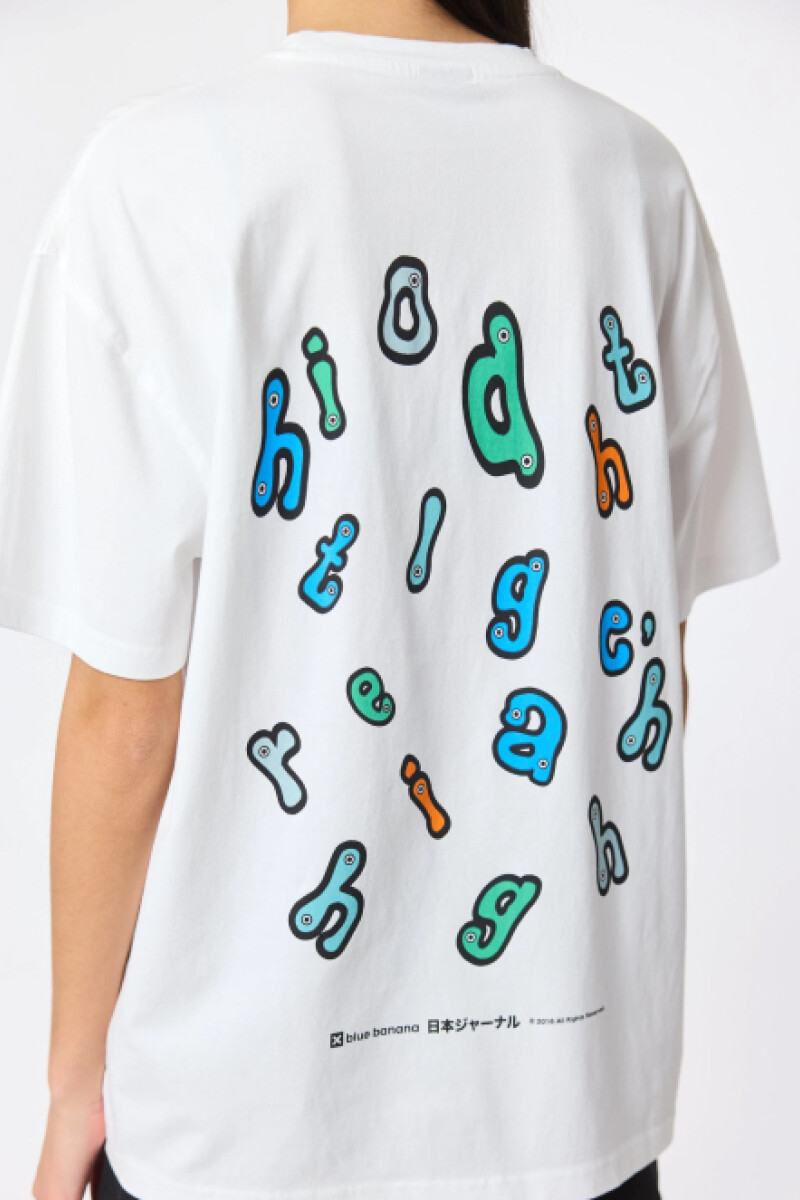 Camiseta Blue Banana - High White