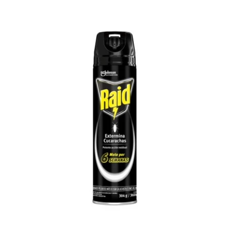 MATA CUCARACHAS RAID 360CC (NEGRO) MATA CUCARACHAS RAID 360CC (NEGRO)