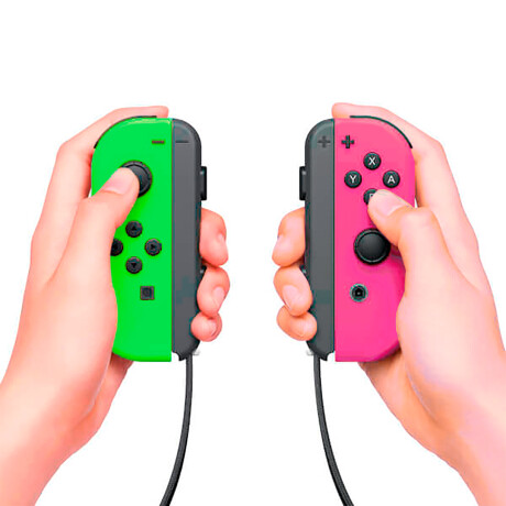 Nintendo - Switch Joy-con Neón Verde / Rosado - Incluye Controladores: Joy-con (L) y Joy-con (R). 001