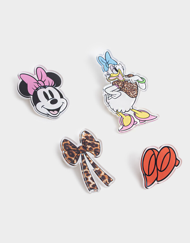 Pin Set De 4 Pins De Acrílico - Combinacion Multicolor