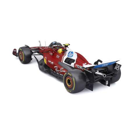 Auto Bburago Formula 1 Ferrari Con Soporte Escala 1:18 111 Gotas Azul