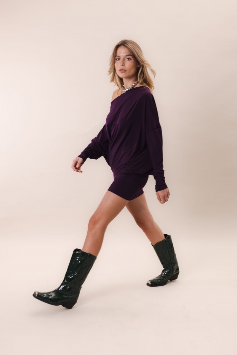 Vestido London Bordo