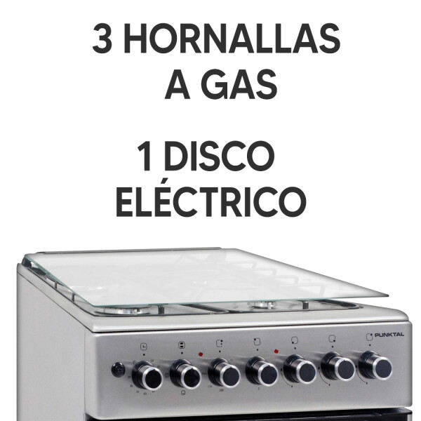 Cocina Combinada Punktal Pk-1050etk 3h 1d COCINA PUNKTAL COMBINADA 3H+1DISC PK1050