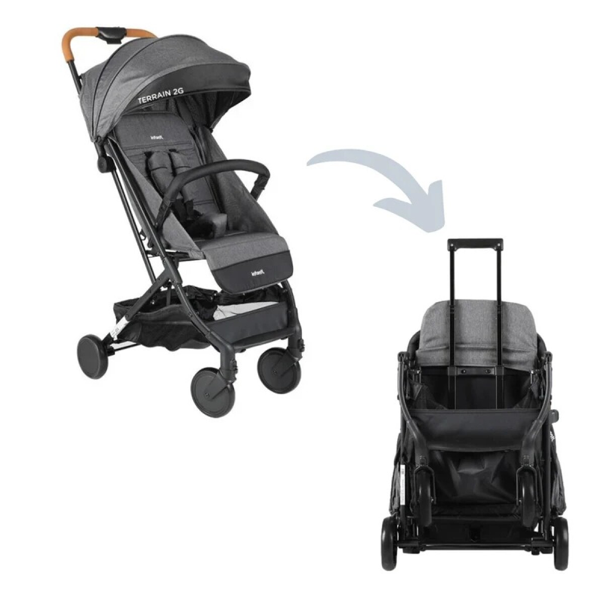 Coche terrain infanti 2G PRO black grey 