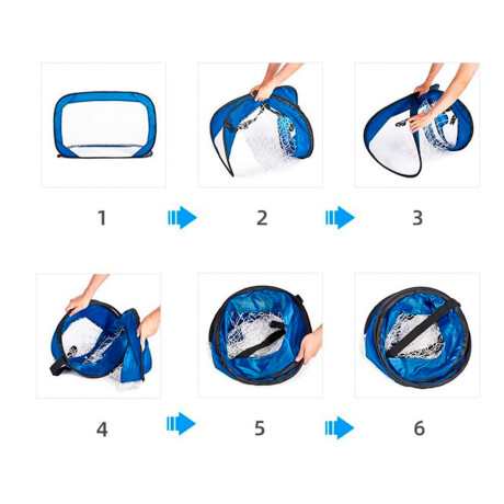 Arco Fútbol Plegable Expert Pop Up X 2 120cm x80cm Dep009007