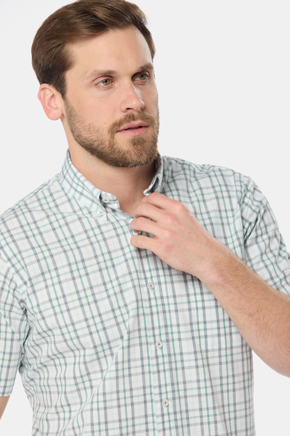 CAMISA SPORT A CUADROS Verde