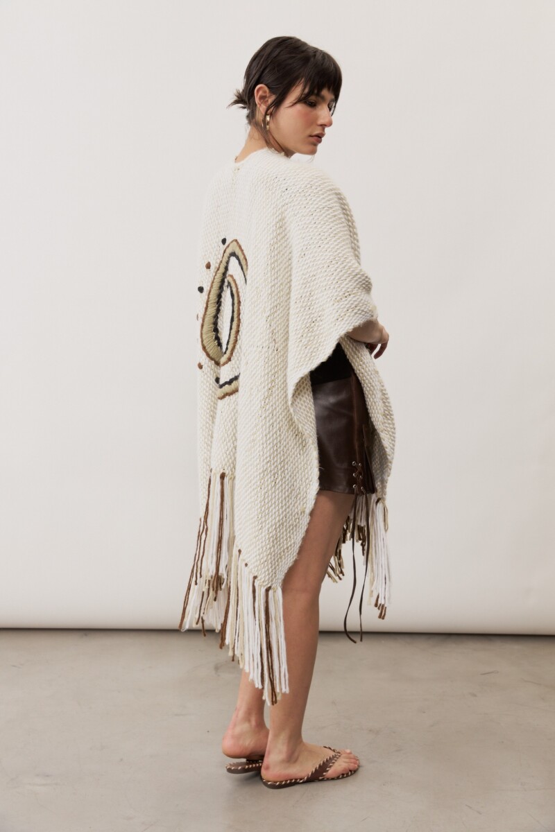 Ruana Mila BEIGE