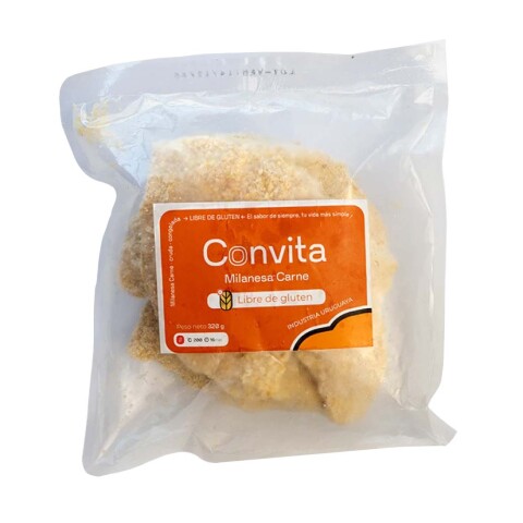 Milanesas de Carne Sin Gluten Convita 320g Milanesas de Carne Sin Gluten Convita 320g