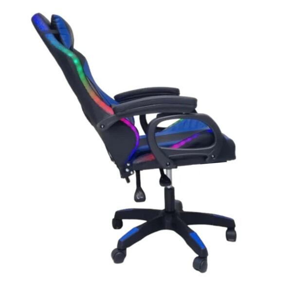 Silla Gamer Dw388 Luz Rgb Rreclinable SILLA GAMER DW388 POSAPIE LUZ RGB
