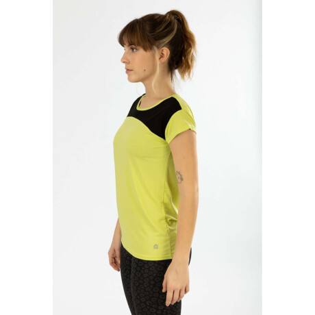 Remera piuma Verde lima/fluo