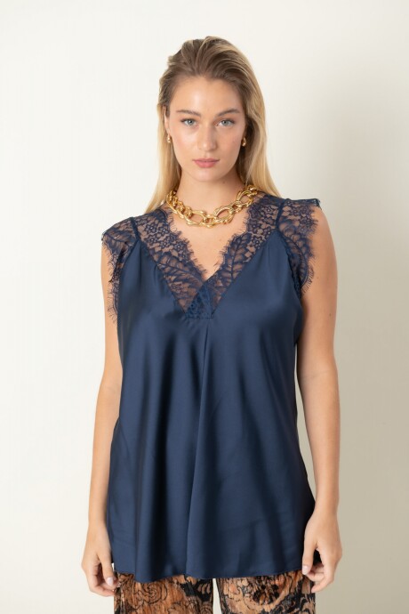 BLUSA AMMOLITA Azul