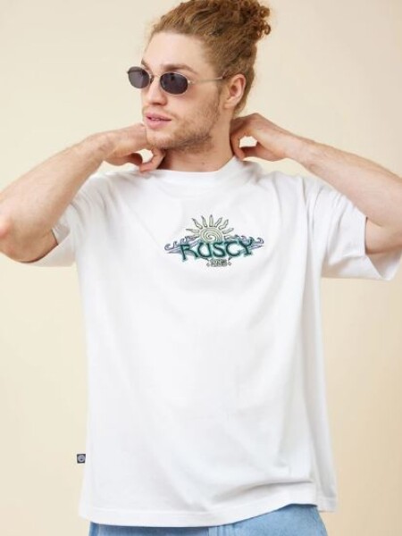 T-SHIRT RUSTY PARME BLANCO