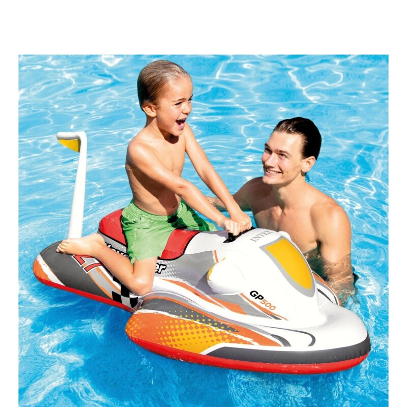 INTEX MOTO DE AGUA INFANTIL INFLABLE GP500 BASE ANCHA Intex Moto De Agua Infantil Inflable Gp500 Base Ancha