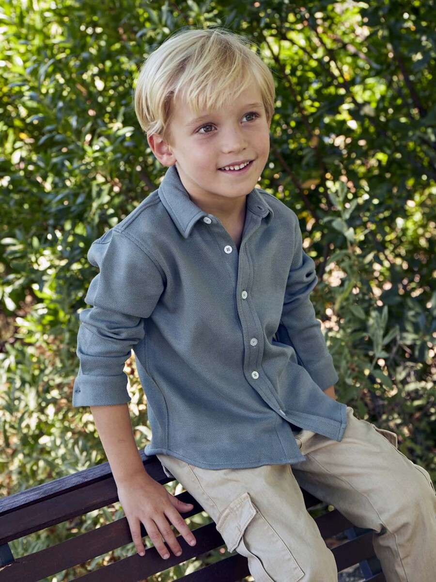 Camisa Polo Verde Oscuro