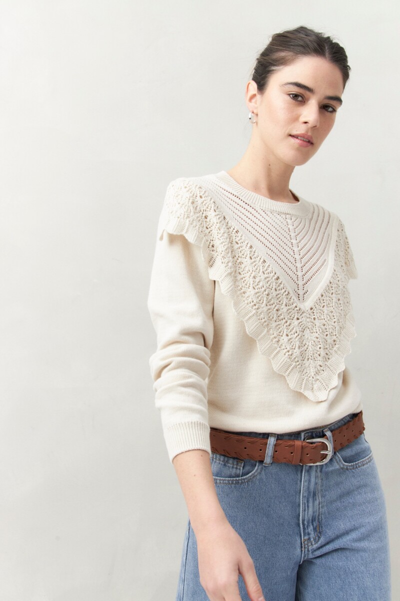 SWEATER SILVI Crudo