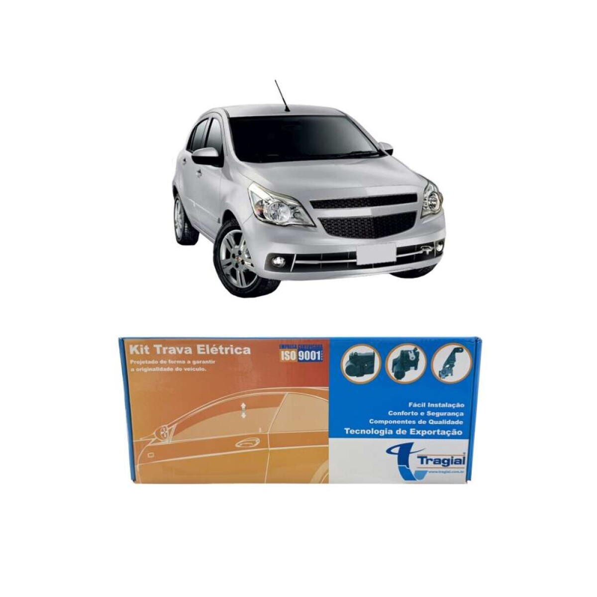 Kit Bloqueo Centralizado Original Tragial Agile - 4 Puertas 