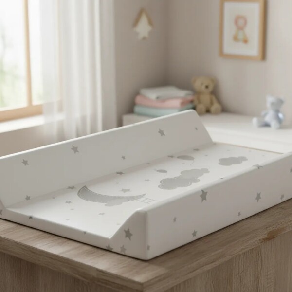Cambiador rigido dormitorio NORDIC nube estrellas gris