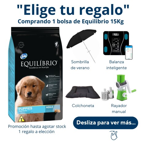 EQUILIBRIO PERRO CACHORRO RAZA GRANDE 15 + 1.5KG Equilibrio Perro Cachorro Raza Grande 15 + 1.5kg