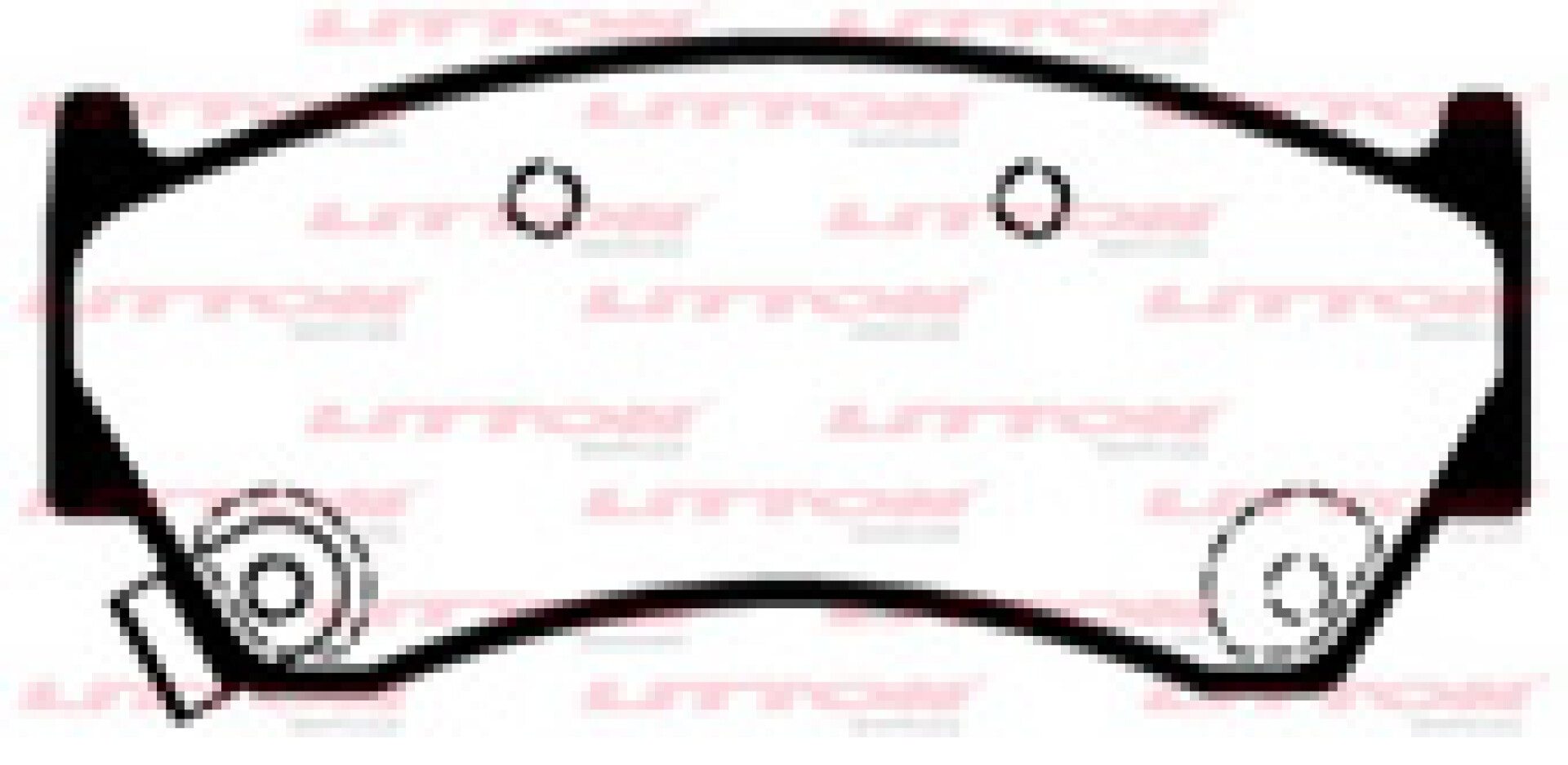 PASTILLAS DE FRENO NISSAN SENTRA B14 = 05P.617 SUZUKI CIAZ LITTON 