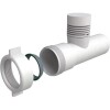 AIRPIPE Ø 60X40X140 ABS blanco BN Airpipe ø 60x40x140 Abs Blanco Bn