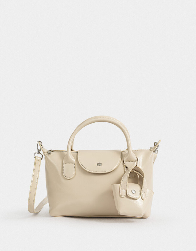 City Cartera City Crudo - Blanco Crudo