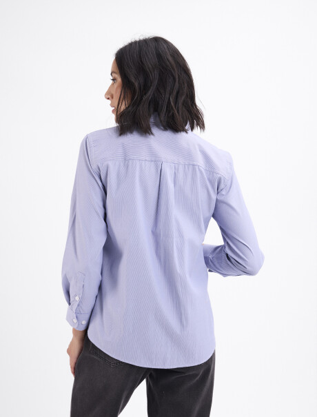 Camisa rayada Neva azul