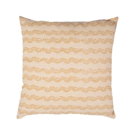 ALMOHADÓN TERUEL 45*45 ALGODON BEIGE/MARRÓN