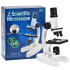 Microscopio Infantil Niños C/ Aumento 1200x 360° Kit Ciencia Color Blanco