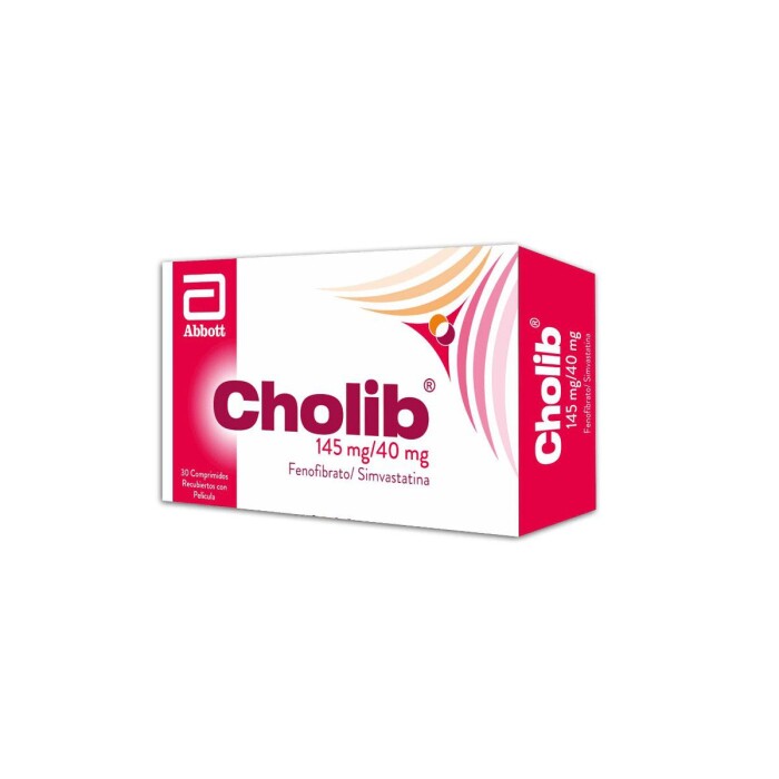 CHOLIB 145/40 MG. CJ X 30 COMP. REC. única
