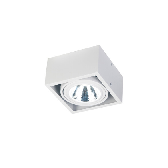 Lámpara de techo prisma cuadrado blanco AR111 IX9380