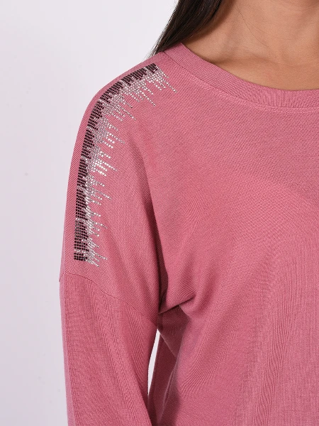 BLUSA PAULI ROSA OSCURO